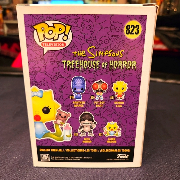 Alien Maggie The Simpsons Treehouse of Horror Funko Pop - Picture 2 of 2